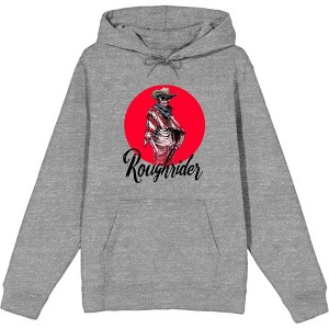 Cowboy Skeleton "Roughrider" Adult Long Sleeve Hoodie - 1 of 2