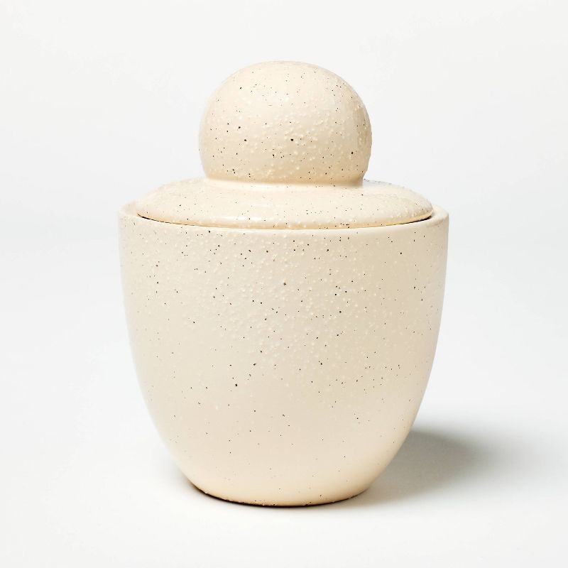 3-Wick 18oz Ceramic Brown Candle with Knob Lid - Threshold&#8482; designed with Studio McGee, 1 of 11