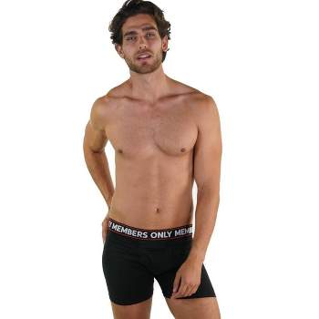 Members Only Men's 3 Pack Poly Spandex Athletic Boxer Brief