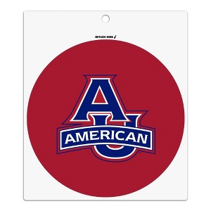 American University Primary Logo Automotive Car Refrigerator Locker Vinyl Circle Magnet - 1 of 4