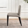 KINWELL Top-Grain Genuine Leather Modern Upholstered Dining Chair - 3 of 4