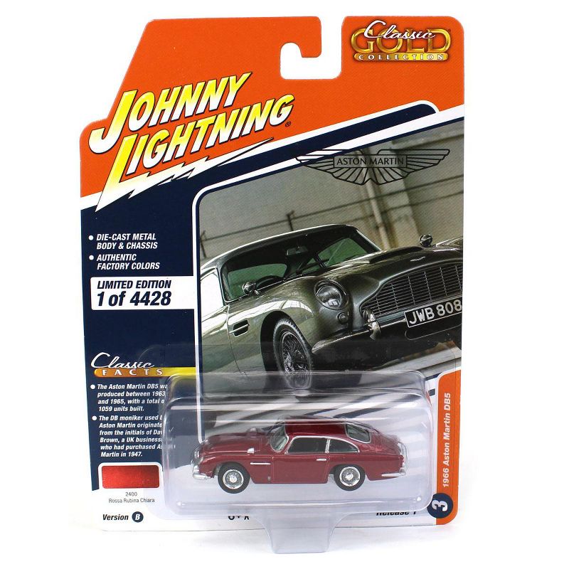 1/64 Johnny Lightning Classic Gold 2023 1B 1966 Aston Martin DB5 JLCG031-B3, 1 of 2