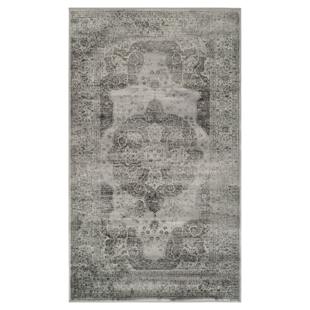 Luca Vintage Accent Rug - Gray / Multi ( 2'x3' ) - Safavieh