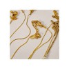 Anna-Kaci Trendy Pearl Necklace Gold Plated Choker Elegant Summer Jewelry for Brides and Weddings - 2 of 4