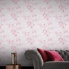 Oriental Bamboo Blossom Pink Floral Tropical Paste the Wall Wallpaper - 2 of 4