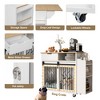 Dexmalle Modern Dog Crate Kitchen Island With Storage,suit Small-sized Dogs up to 40lbs - 4 of 4
