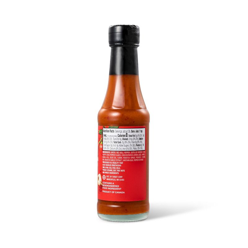Aleppo Pepper &#38; Roasted Garlic Hot Sauce - 5.85 fl oz - Good &#38; Gather&#8482;, 3 of 4