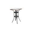 Dexmalle Brown Rattan Bar Chairs with Flass Table Top,3 Pieces - 4 of 4
