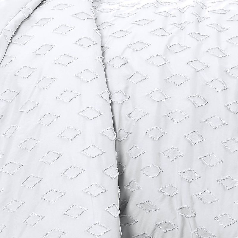Southshore Fine Living Delta Clipped Jacquard ultra-soft Duvet Cover Set with shams, 3 of 7