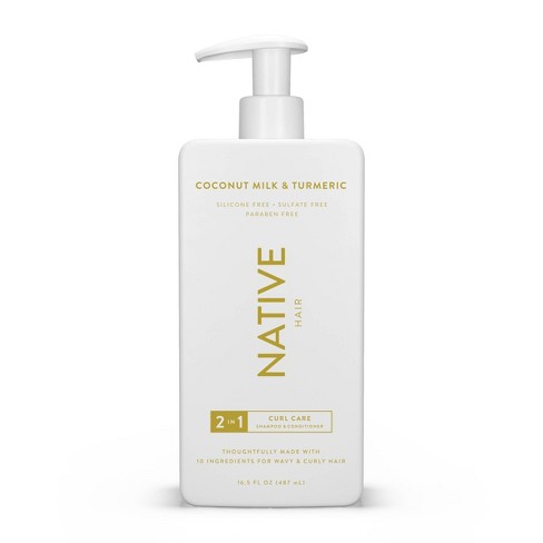 gnist Elemental Soak Native Coconut Milk & Turmeric Curls 2-in-1 Shampoo & Conditioner - 16.5 Fl  Oz : Target