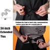 The Workhorse Apron: 12-Pack Black Bib Aprons with Pockets - Durable, Machine-Washable for Kitchen, Crafting, BBQ & Studio - 4 of 4