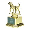 Original Spec Top Dog Trophy: Gold Dog Show Award, Indoor Decorative Object, Animal Figurine, Paper Riot Co. - 2 of 3