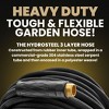 Hydrosteel Pro Heavy-Duty Flexible Lightweight 304 Stainless Steel Metal Water Hose with Brass Nozzle - 4 of 4