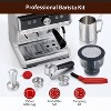 Espresso Machine with Grinder, 20 Bar Pump Semi-Automatic - 2.8L Tank, Milk Frother, 30 Grinder Settings (Home/Office, Dark) - 3 of 4