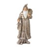 Stone Woodland Santa with Gold Finish (Set of 3) - 2 of 4