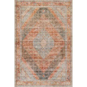 Nuloom Junali Medallion Washable Area Rug - 1 of 4