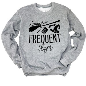 Simply Sage Market Women's Graphic Sweatshirt Frequent Flyer Hat - 1 of 4