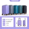 20" Carry On Luggage Airline Approved Hard Shell Suitcase with TSA Lock, Spinner Wheels -ModernLuxe - 3 of 4