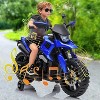 6V Kids Ride-On Motorcycle with Training Wheels, Headlight & Music, Adjustable 2-5 MPH Electric Toddler Bike for Boys & Girls - 4 of 4