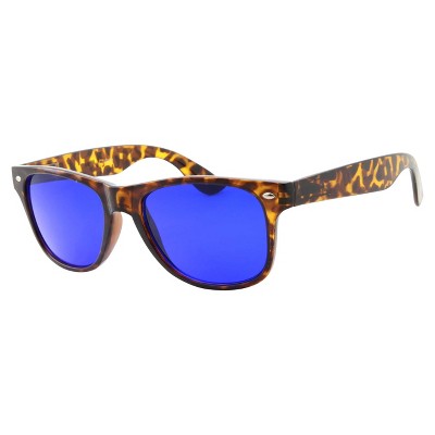 Golf Ball Finder Glasses - Casual Classic Style True Blue Lens Sunglasses - Men and Women (Black)
