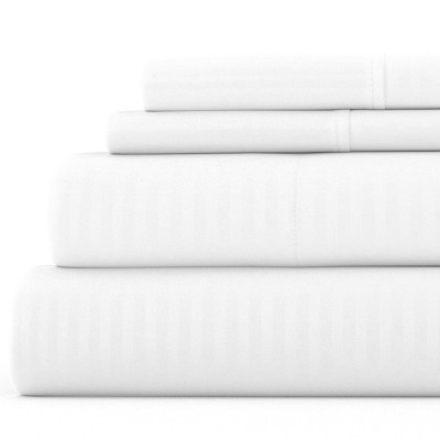 Luxe Embossed 4 Piece Sheet Set - Ultra Soft, Easy Care - Becky Cameron