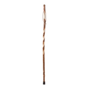 Brazos Twisted Trekker Sassafras Wood Walking Stick 58 Inch Height - 1 of 4