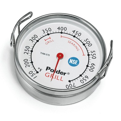 Polder THM-560N Fridge/Freezer Thermometer Stainless Steel