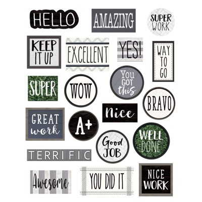 Teacher Created Resources Modern Farmhouse Stickers, Pack of 120 (Pack of 10)