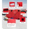 Portable Insulated Ice Fishing Tent  Shelter 6-8 Person For Outdoor Winter Fishing Camping And Hunting - 3 of 4
