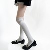 Anna-Kaci Women's Over-the-Knee Ribbed Knit Socks with Lace Trim Detail and Stretch Fit - 4 of 4