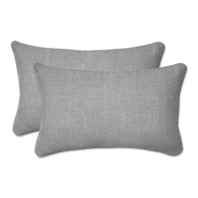 2pc Outdoor/Indoor Rectangular Throw Pillow Set Tory Bisque Off-White - Pillow Perfect