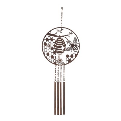 Melrose Bumble Bee Wind Chime 33"H
