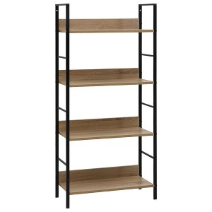 vidaXL 4-Layer Book Shelf Oak 23.6 in.x10.9 in.x49 in. Engineered Wood - 1 of 4