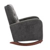 NicBex Polyester Glider Rocking Chair,Upholstered Nursery Rocking Chairs with High Backrest,Modern Comfy Rocking Chair,Nursing Chair for Bedroom - 3 of 4