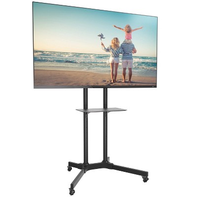 Promounts Mobile TV Cart with Tilt Mount for TVs 32" - 72" Up to 110 lbs