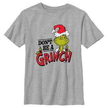 Boy's Dr. Seuss Christmas Don't Be a Grinch T-Shirt