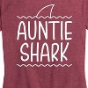 Women's - Instant Message - Auntie Shark Short Sleeve Graphic T-Shirt - 2 of 4