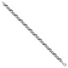 Black Bow Jewelry Black & White Diamond 6mm Heart Bracelet in Sterling Silver, 7.5 Inch - 2 of 4