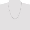 Black Bow Jewelry 0.8mm, 14k White Gold, Round Snake Chain Necklace - 2 of 4