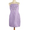 Manual Woodworkers and Weavers Zero to Naked Women's Apron with Humorous Kitchen Quote and Adjustable Straps - 2 of 3