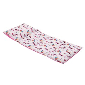 Disney Minnie Mouse Let's Party Pink, Lavender, and White Balloons, Cupcakes, and Confetti Deluxe Easy Fold Toddler Nap Mat - 1 of 4