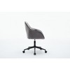 Velvet Home Office Chairs, Modern Home Office Chairs With Wheels, Dressing Chairs In Living Room, Bedroom And Study, Computer Chairs - 3 of 4