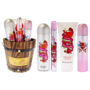 Cuba Heartbreaker by Cuba for Women - 4 Pc Gift Set 3.3oz EDP Spray, 1.7oz EDP Spray, 6.6oz Body Spray, 6.6oz Body Splash - 1 of 1