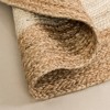 Maxax Round Jute Rug，Braided Area Rug，Hand Woven Natural Rustic Rug for Kitchen, Living Room and Bedroom - 3 of 3