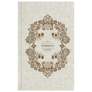 Morris & Co. 5"x8" by Blue Sky 2026  Weekly/Monthly Bookbound Planner Hardcover Blackthorn Natural Linen - 1 of 4