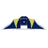 vidaXL Camping Tent Fabric 9 Persons Blue and Yellow - 2 of 4