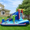 Yaheetech Inflatable Water Slide For Backyard, Splash Pool & Water Cannon & Ring Toss & Basketball & Surfboard & Climbing, with Storage Bag and Blower - 2 of 4