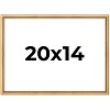 PosterPalooza | Classic Modern Gold Picture Frame - UV Acrylic, Backing Board, Hanging Hardware Included - 2 of 4