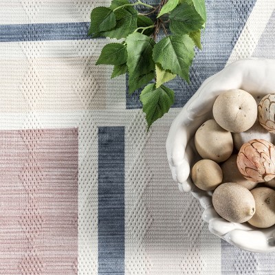 Ivory and Beige Geometric Washable 8' x 10' Area Rug