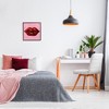Stupell Industries Bold Pink & Red Lips Disco Pattern Framed Giclee Art - 2 of 4